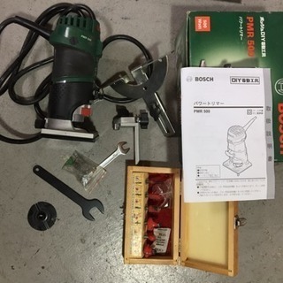 BOSCH トリマー とビットのセット DIYに