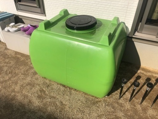 お取引先決定！！雨水タンク500L 使用期間2週間