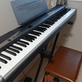 CASIO電子ピアノ☆椅子・ペダル・ピアノスタンド付