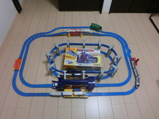 プラレール　約120点　懸垂式モノレールD51と新幹線車両５点セット