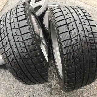 スタッドレス付き4本セット★235/50R18 97Qブリヂストン★BLIZZAK REVO2 2011年製 バリ山 18インチ 7.5J 5H ET32 PCD120 管理番号12003