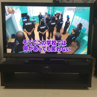 大型テレビ&オーディオラック(テレビ台)