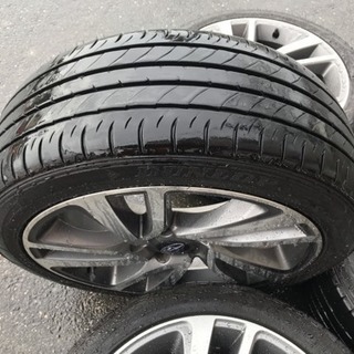 スバルVM系レヴォーグ純正 4本セット 7.5J-18 off+55 pcd114.3/5H ダンロップ SP SPORT MAXX 050 2014年製 バリ山 深溝 管理番号12002 - 車のパーツ