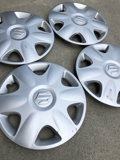 スズキ 純正 ホイールキャップ 13インチ 4枚 ワゴンr Mc Mh21s Mh22s アルトセルボホイールカバー Mrワゴンソリオ 浪速の商人 Emuz 鶴間のタイヤ ホイールの中古あげます 譲ります ジモティーで不用品の処分