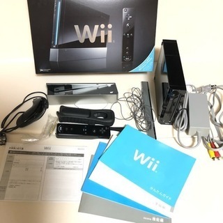 Nintendo Wii クロ フルセット 箱・説明書・修理依頼書付き