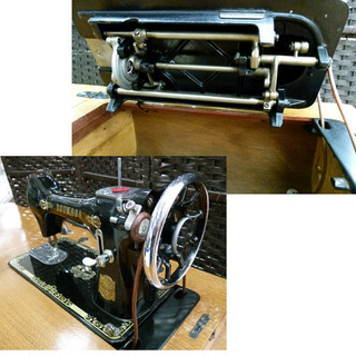 足踏みミシン National/ナショナル製 アンティークミシン 黒ミシン 西宮の沢