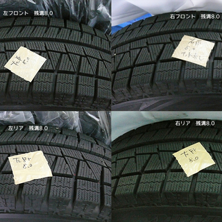 中古】215/70R15 スタッドレスタイヤ・ホイールセット BRIDGESTONE 
