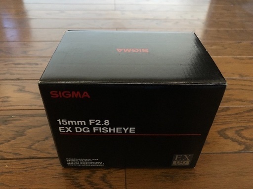 (値下げしました) SIGMA 15mm F2.8 EX DG FISHEYE