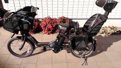 【受付中】2016年 アンジェリーノプティットe　[A20L36]20型 12.8Ah 3人乗り 電動自転車 アンバーブラウン