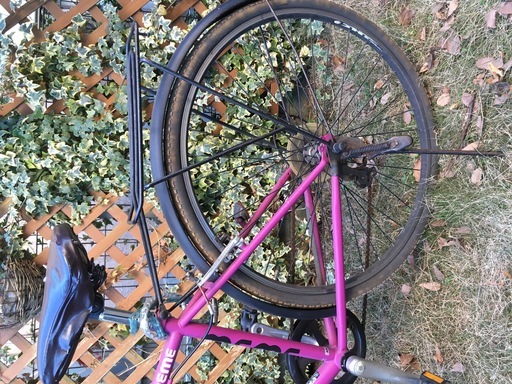 【値下げ】ピンクバイオレット自転車