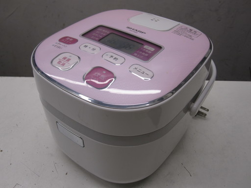 新生活 3780円 シャープ 3合炊き 炊飯器 15年製 ピンク てんくんけん 花園町のキッチン家電 炊飯器 の中古あげます 譲ります ジモティーで不用品の処分
