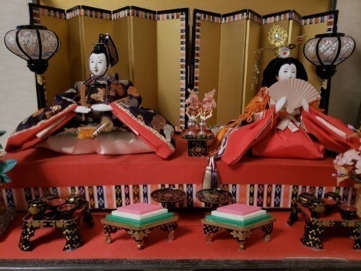 雛人形 ① さらにお値下げ！ 20%OFFから更にお値下げ】秀月ひな人形美品