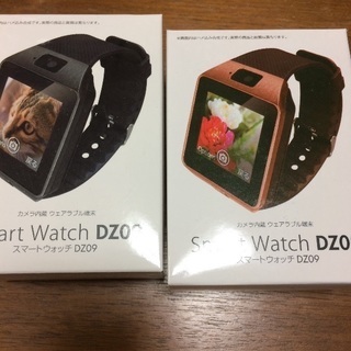 （取引決定）Smart Watch DZ09 黒 ゴールド