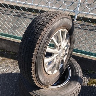 145R12LT6PRスタッドレスアルミセット