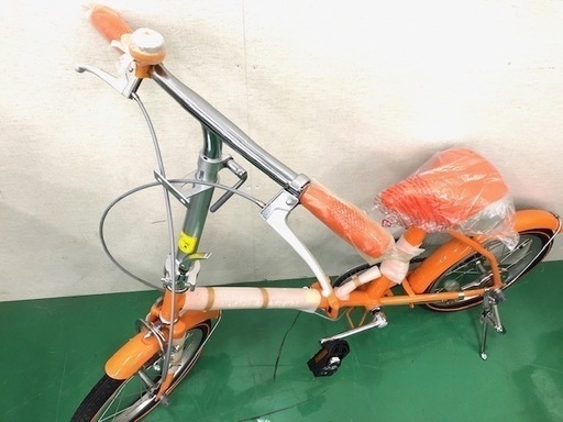 折りたたみ自転車　MARCH　16インチ　オレンジ　ご成約記念品