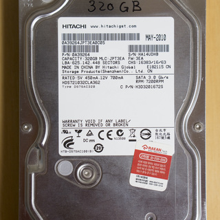 3.5インチ HDD 320GB