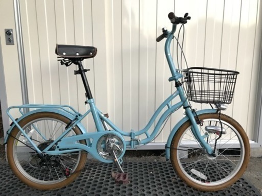 (中古)折りたたみ自転車(オートライト・ギア付き)
