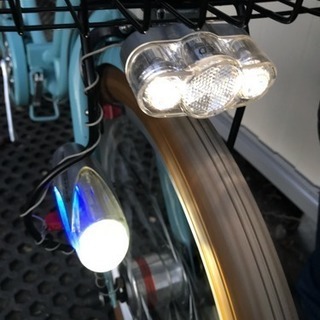 (中古)折りたたみ自転車(オートライト・ギア付き)