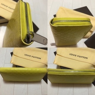 【激レア正規品】ルイヴィトン ダミエ ファセット イエロージッピーウォレット！！