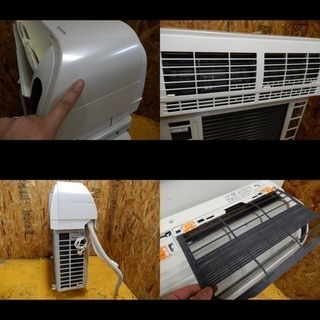 (C3818)SHARP ルームエアコン AY-Y22EE6 自動お掃除機能搭載 100V 2.2kw 中古 プラズマクラスター 動作確認済