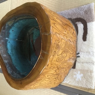 けやき 玉杢 火鉢超希少 大幅に値下げ