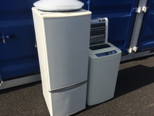 福岡市内配達無料 冷蔵庫 洗濯機セット ストーブ付き