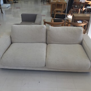 無印良品 MUJI 2.5人掛け ソファ ホワイト | 入荷商品 | 【リサイクルショップガーランド】中古家電・家具の販売・買取
