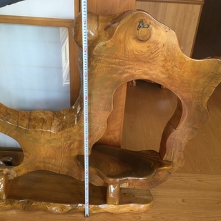 けやき ケヤキ 超希少 置物 旅館 ホテル ロビー  