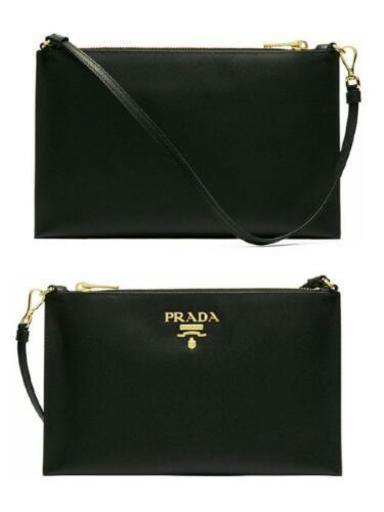 PRADA italy 直営店/正規品 クラッチバッグ本革/新品