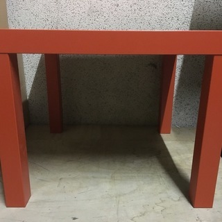 IKEA イケア ちゃぶ台 ローテーブル 座卓 オレンジ 幅55...
