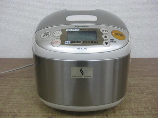 ZOJIRUSHI マイコン炊飯ジャー 極め炊き NS-LD05 3合炊 0.54L 2010年製