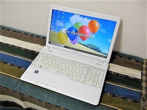 訳あり/15.6型/10キー付KB♪/2コアCPU/HDD250GB♪/快適♬メモリ4GB/SDカードスロット♬/MS Offce✎/すぐ使えるWindows10♪リカバリメディア付/すぐ繋がるWi-Hi/DVDコピー可/TOSIBA dynabook