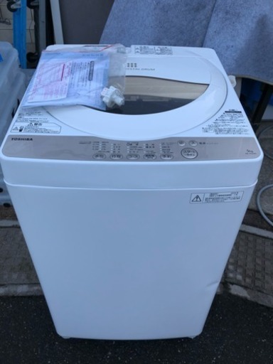 2016年製 東芝 5kg 洗濯機AW-5G3 グランホワイト