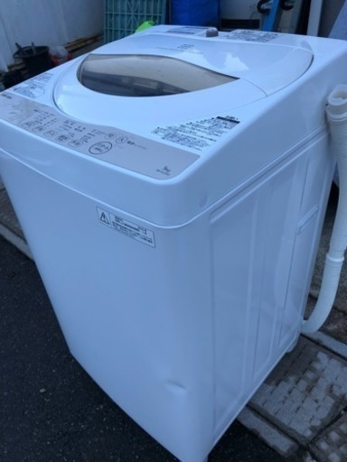 2016年製 東芝 5kg 洗濯機AW-5G3 グランホワイト