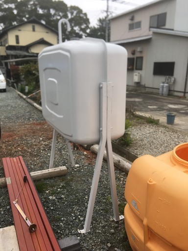 屋外用 オイルタンク 再塗装済み
