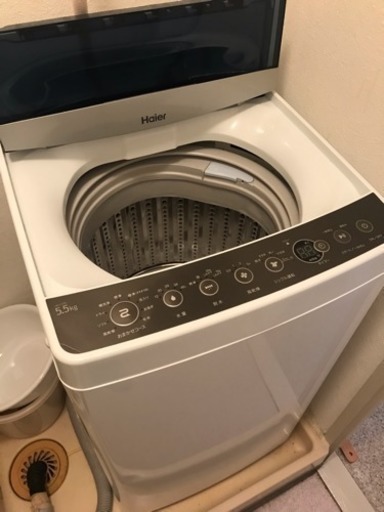 【2016年製 洗濯機】Haier JW-C55A 美品