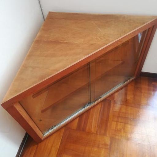 テレビ台飾り棚作り付け職人さんの製作品 Rakuda 横浜の収納家具 テレビ台 の中古あげます 譲ります ジモティーで不用品の処分