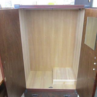 和箪笥 衣装箪笥 クローゼット 民芸調 幅101cm たんす タンス