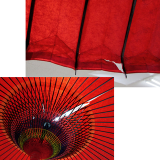 茶道具 野点傘 屋外用傘立＆表用 点茶盤 伴東机 円椅