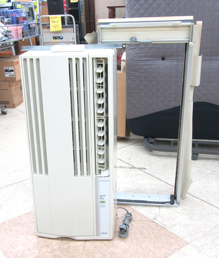 コロナ 窓用エアコン ウインドエアコン リモコン付き 木造～4畳 鉄筋