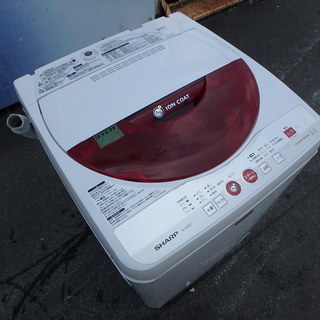 ☆ガッツリ清掃済み☆2010年製☆シャープ 全自動洗濯機 ES-G55KC-