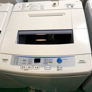 アクア AQW-S60E 洗濯機 2016年 中古品
