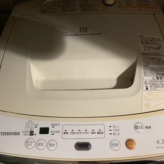 TOSHIBA 洗濯機 2012年式 ★2/24〜28引取限定