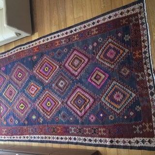 手織りキリム　イラン製　305×180cm（使用品）
