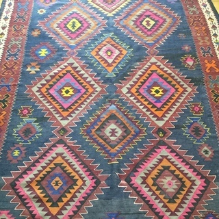 手織りキリム　イラン製　305×180cm（使用品）