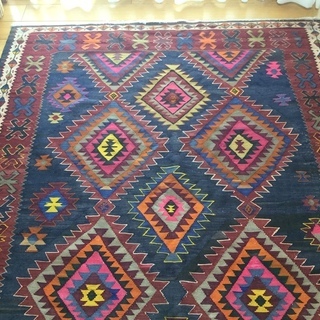 手織りキリム　イラン製　305×180cm（使用品）