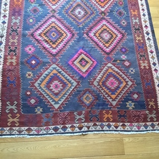 手織りキリム　イラン製　305×180cm（使用品）