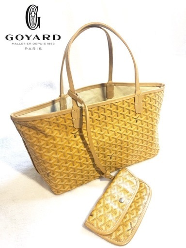 GOYARD サンルイ　廃番イエロートートバッグ