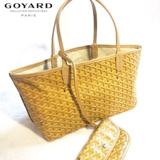 GOYARD サンルイ　廃番イエロートートバッグ