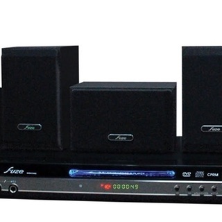 fuze 5.1chホームシアターシステムDVDプレーヤー BLACK DVDC290C